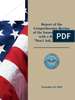 DoD "Don't Ask, Don't Tell" Repeal Report, 30 November 2010