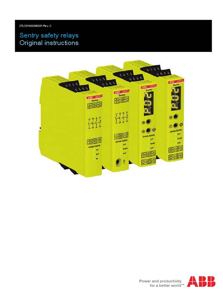 Sentry Original Instructions (EN) Revc 2TLC010002M0201 PDF | PDF ...