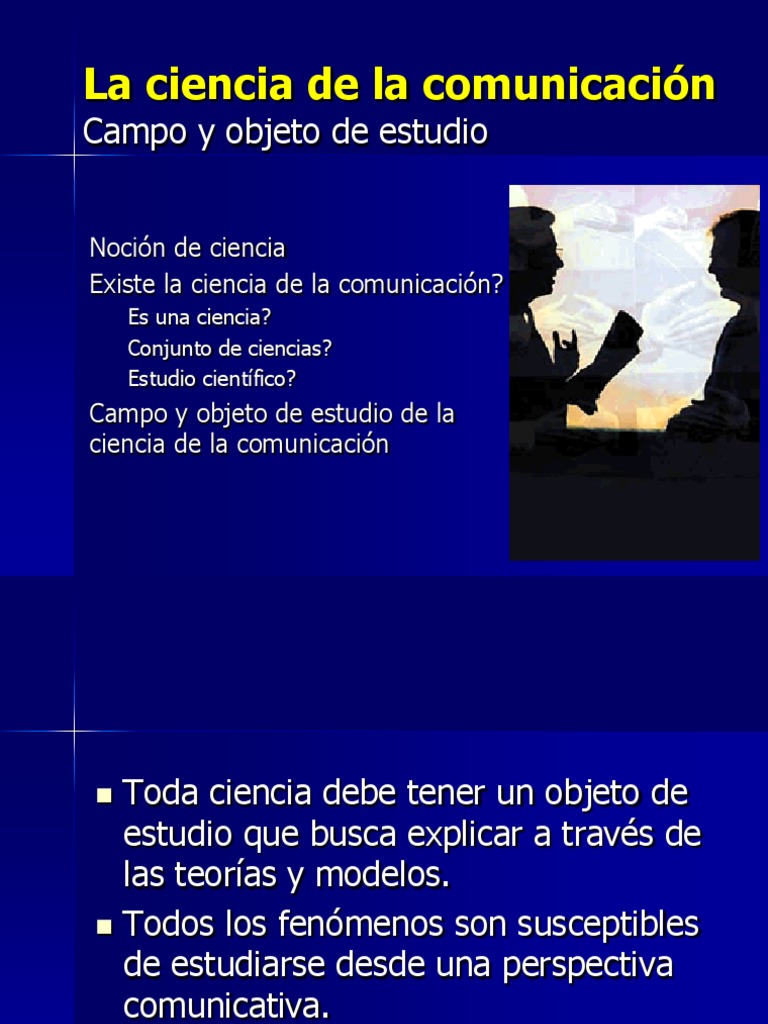 Campo y objeto de estudio de