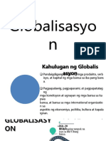 Globalisasyon Grade 10 Araling Panlipunan