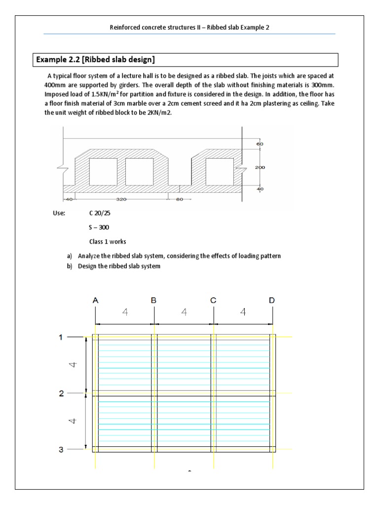 RC 2 2015 16 Chapter 2 Example 2 | PDF | Beam (Structure) | Reinforced ...
