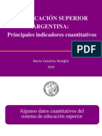 El Sistema de Educación Superior en Cifras 2018