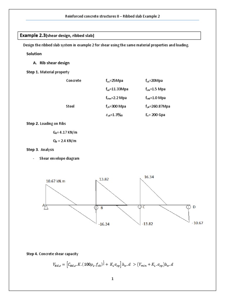 RC 2 2015 16 Chapter 2 Example 3 | PDF | Composite Material ...