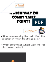 Which Way Do Comet Tails Point