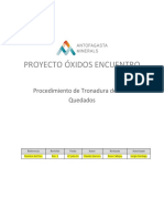 Procedimiento de Tronadura de Tiros Quedados V1