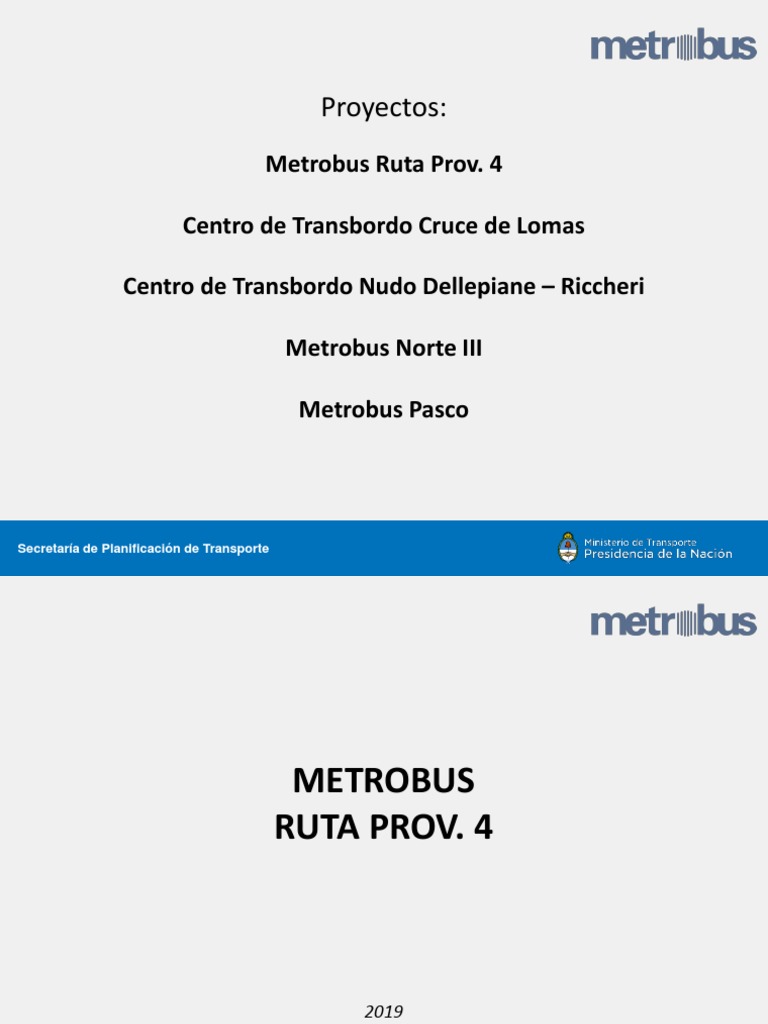 Proyectos Metrobus | PDF | Transporte | Ingeniería de Sistemas