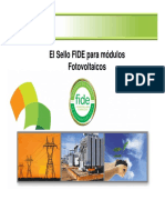 El Sello FIDE para módulos Fotovoltaicos.pdf