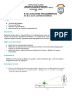 Guía Razones Trigonométricas: Uso Del Clinómetro