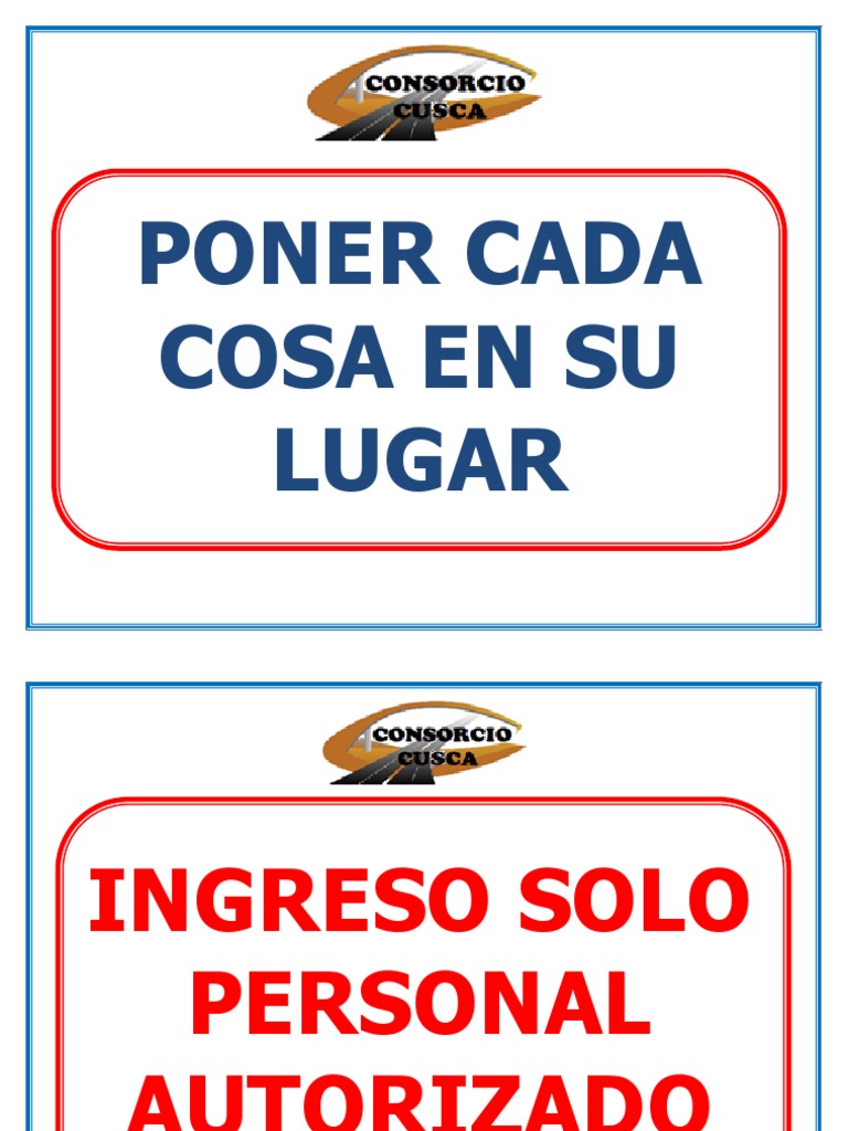 Señalización y Letreros para Almacenes | PDF