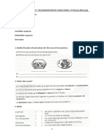 Examen N.science.t5 Organisation of Living Things.5ºprim