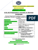 Advertisement For A-1 Preparatory Course