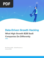 What High Growth B2B SaaS Companies Do Differently