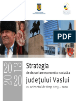 Strategia de Dezvoltare A Judetului Vaslui 2013-2020 Final PDF