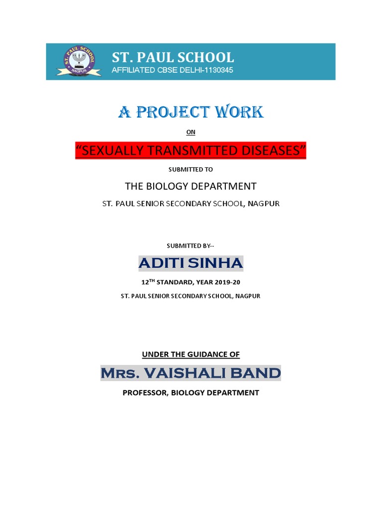 Bio Project | PDF | Sexually Transmitted Infection | Hiv/Aids