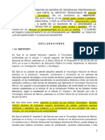 Convenio de Colaboración en Materia de Residencia Prof Con Emp Aprobado