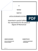 Anti Lock Braking System ABS of Cars