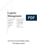 Logistics-2nd Assignment