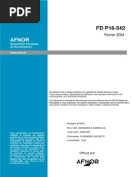 P18 542 | Pdf | Béton | La Nature