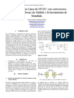 Informe de Modelamiento de Una Línea Con Conversores