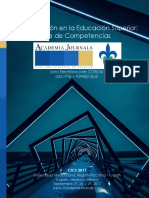 Investigación en La Educación Superior Eje de Competencias Tomo 00 - 2017 - Portada e Índice PDF