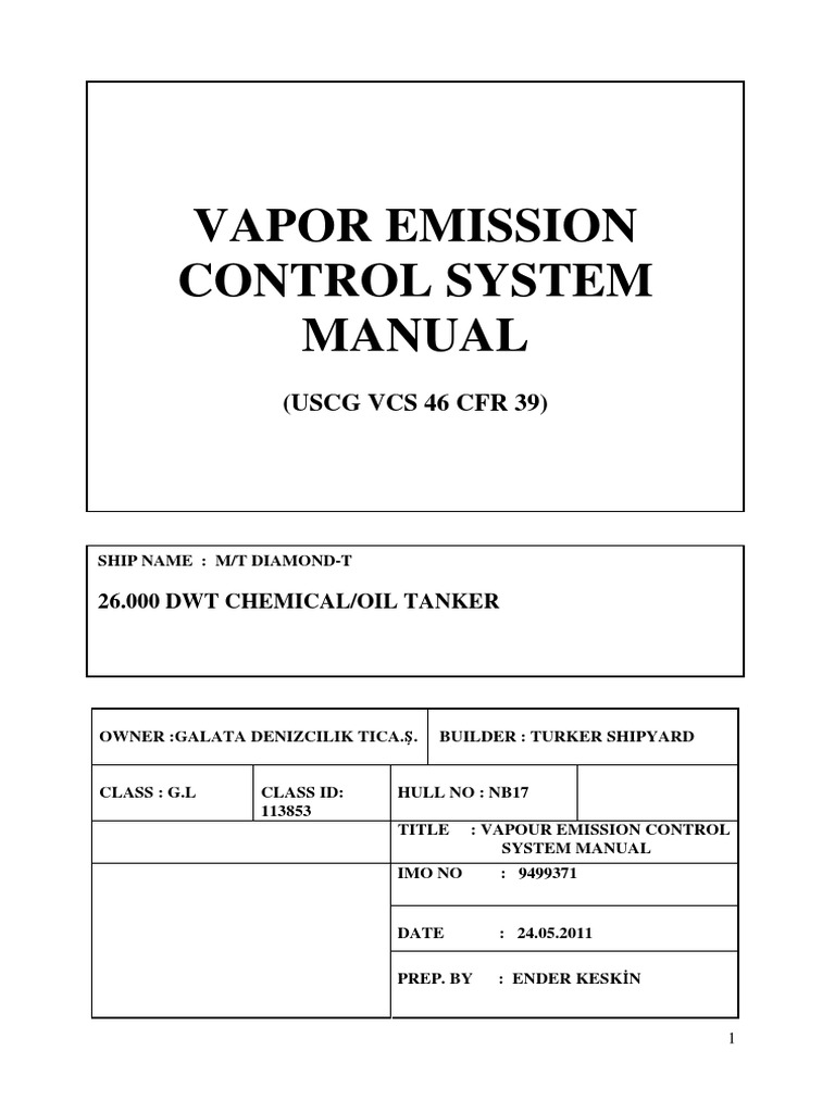 Vapor Emission Control System Manual Usc PDF Vacuum Valve