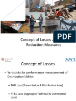 Concept of Losses and Loss Reduction Measures