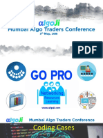 Algo Traders Conference - Mumbai