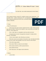 PVI atualizada com mudanças nas práticas dos módulos corpo, mente, sombra e espírito