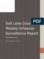 Salt Lake County Weekly Flu Report
