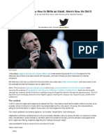 Week 2 - 1-Steve Jobs Knew How To Write An Email. Here's How He Did It - PDF