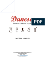 DANESA Catalogo Cafeteria Bar 2019r