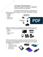 Dispositivos Periféricos de Entrada, Salida y Almacenamiento Con Imagen