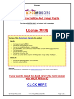 MRR License PDF