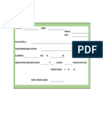 Planilla de Excel de Formato de Pagare