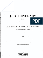 Duvernoy - LA SCUOLA DEL MECCANISMO - Op. 120 