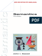 Semantics John Saeed 3rd Edition PDF Angelahadl