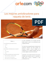 zzLos mejores antivibradores para raqueta de tenis enero 2020