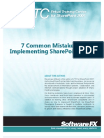 7 Common Mistakes in Implementing Share Point