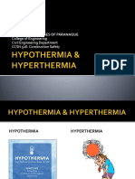 Hypothermia & Hyperthermia