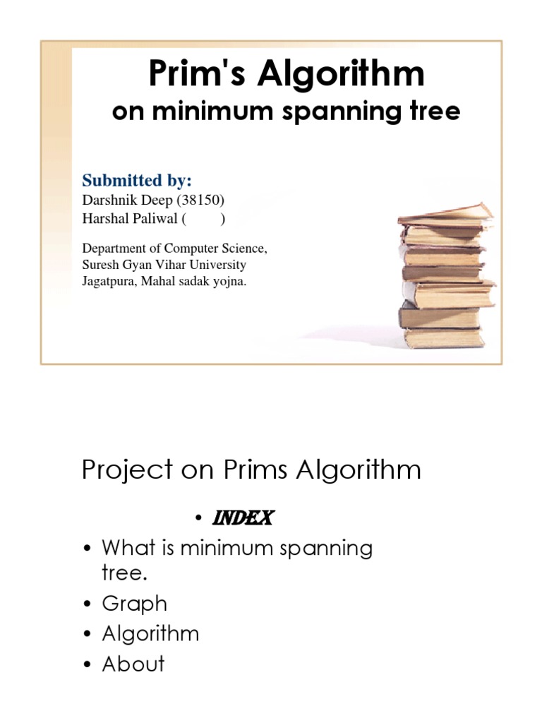 Prims Algorithm | PDF