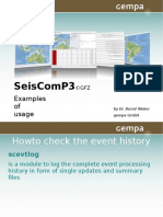 SCUG SeisComP3 Examples - Odp