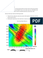 Anticlinal Structure Contours