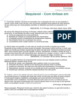 Materialdeapoioextensivo Sociologia As Ideias de Maquiavel Com Enfase em o Principe PDF