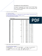 Analisis Data Nilai Pegawai