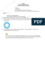 Area and Perimeter Index Work