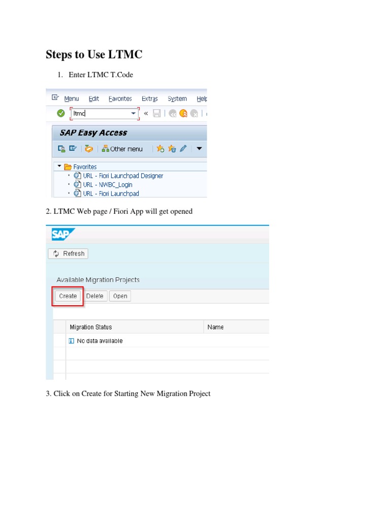 LTMC Step-by-Step Data Migration Guide | PDF | Digital Technology ...
