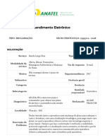 Reclamação sobre mudança de plano não atendida