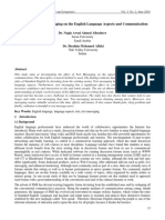 The Effect of Text Messaging On The English Language Aspects and Communication PDF