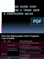 PENGENALAN SAINS T4 KSSM 2020