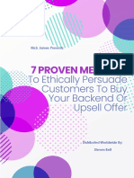 7 Proven Methods To Get Your Customers To Buy Your Back End or Upsell Product